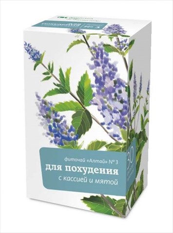 фиточай алтай n3 для похудения 2г n30 очищ с мятой фото
