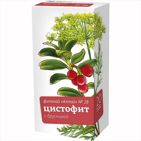 фиточай алтай n28 цистофит 2г n20 брусника фото