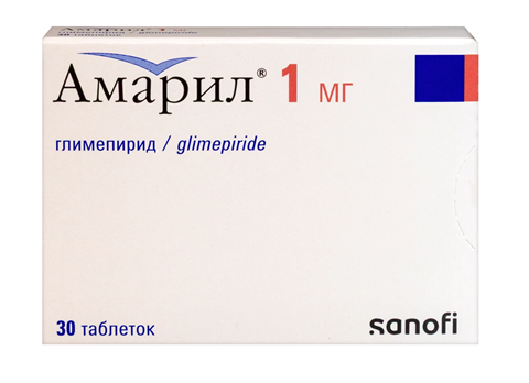 амарил 1 мг n30 табл фото