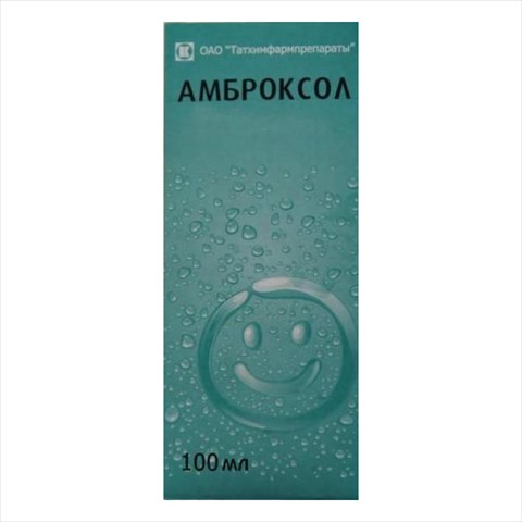 амброксол сироп 15мг/5мл фл полиэт 100мл плюс мерная ложка фото