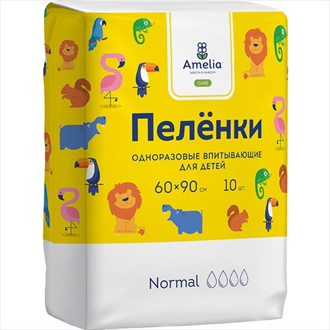 амелия пеленки для детей 60смx90см n10 фото