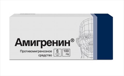 амигренин таб по 100мг n6 фото