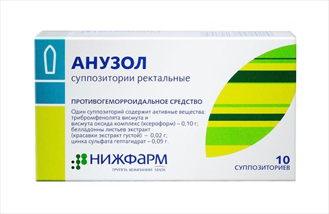 анузол-нижфарм супп рект n10 фото