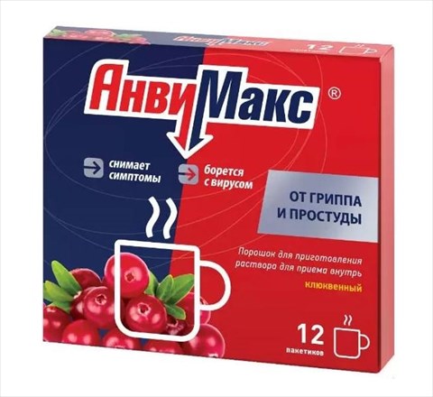 анвимакс клюква порошок для приготовления раствора для приема внутрь n12 фото