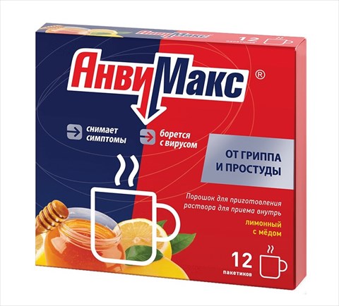 анвимакс лимон и мед порошок для приготовления раствора для приема внутрь n12 фото