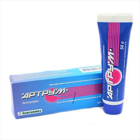 артрум гель для наружн примен 5% туб 50г фото