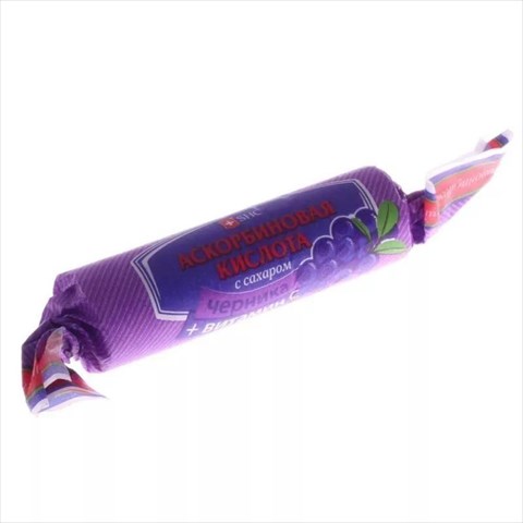 аскорбиновая кислота крутка черника n10 табл фото