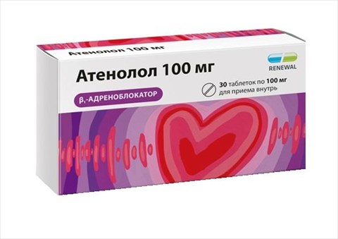 атенолол-реневал таб 100мг n30 фото
