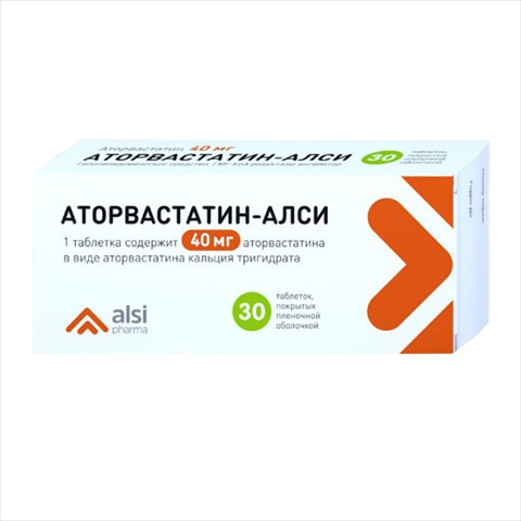 аторвастатин-алси таб ппо 40мг n30 фото