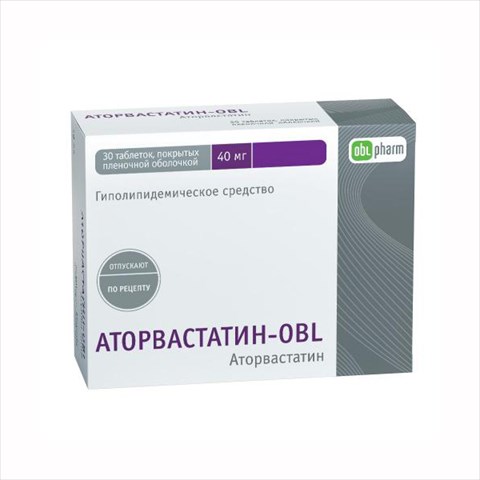 аторвастатин-obl таб ппо 40мг n30 фото