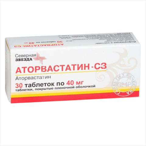 аторвастатин-сз таб ппо 40мг n30 фото