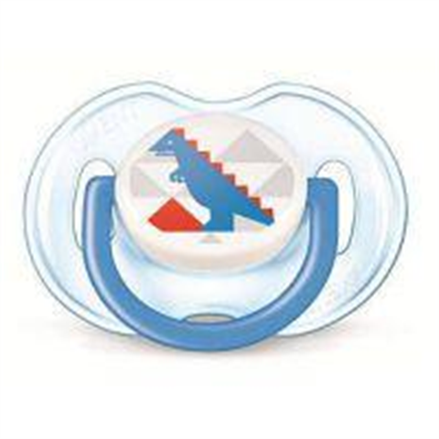 авент пустышка силиконовая классика дизайн для мальчиков 0-6 мес n1 фото