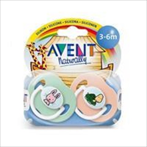 авент пустышка силиконовая животный мир 3-6 мес n2 (8472) фото