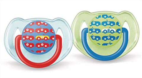 авент пустышка силиконовая классика дизайн для мальчиков 6-18 мес n1 фото