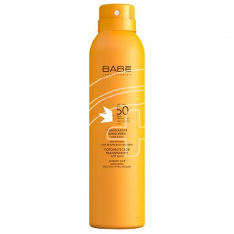 бабе спрей солнцезащит 200мл spf 50 прозрачный влагостойкий фото