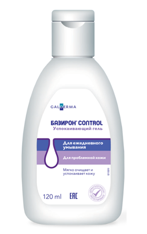 базирон контрол гель для умывания успокаивающий 120 мл фото