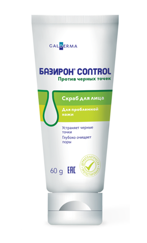 базирон контрол скраб для лица против черных точек 60 мл фото