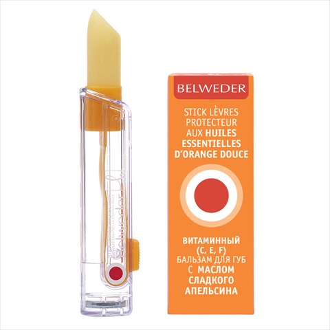 бельведер бальзам для губ 4г масло апельсина и вит с e f фото