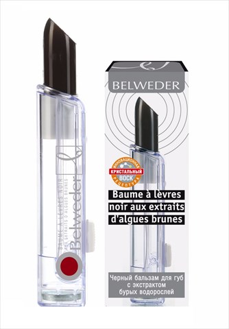 бельведер бальзам для губ черный с экстрактом бурых водорослей 4 г фото