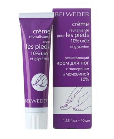 бельведер крем для ног 40мл с 10% мочевиной и глицерином фото