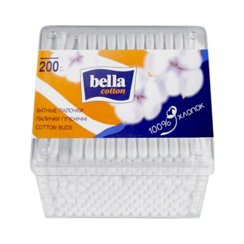 белла коттон ватн палочки n200 банка квадрат фото