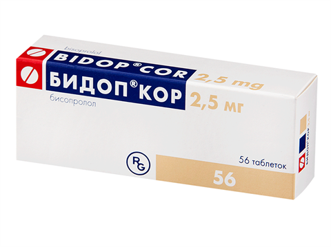 бидоп кор таб 2,5мг n56 gedeon richter/гедеон рихтер-рус ао фото