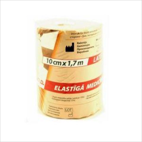 бинт эластичный lauma 10смx1,7м фото