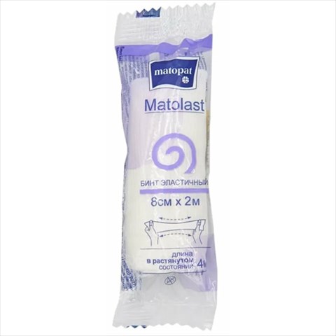 бинт фиксир матоласт 8смx200см тканев осн с заст фото