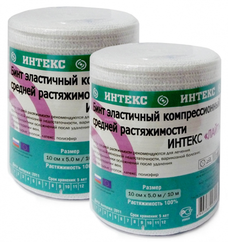 бинт интекс 10х500см эласт фото