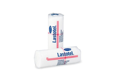 бинт lastotel 4 м * 10 см фиксирующий белый фото