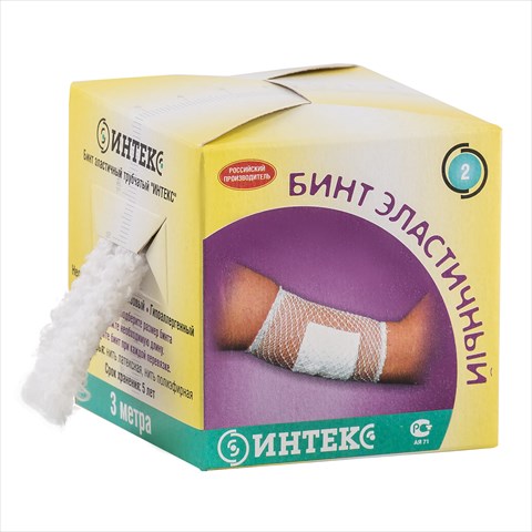бинт сетчато-трубчатый интекс 3м р 2 латексно-полиэфирный фото
