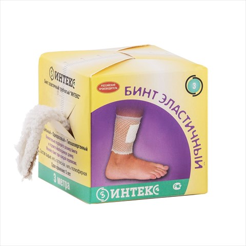 бинт сетчато-трубчатый интекс 3м р 3 латексно-полиэфирный фото