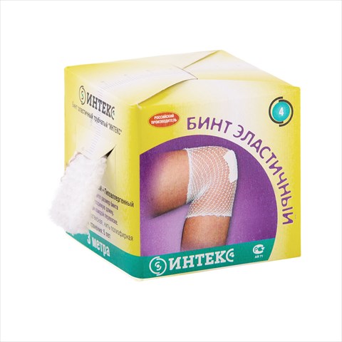бинт сетчато-трубчатый интекс 3м р 4 латексно-полиэфирный фото
