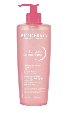 биодерма сенсибио гель 500мл очищающий с помпой фото