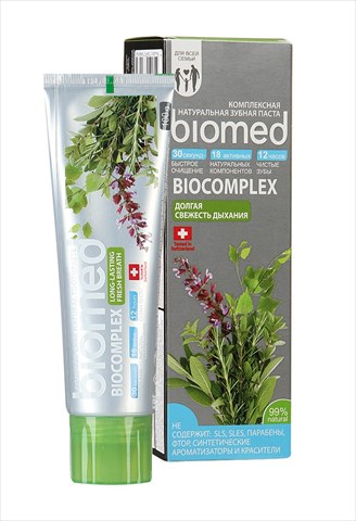 биомед зубная паста биокомплекс 100 мл фото