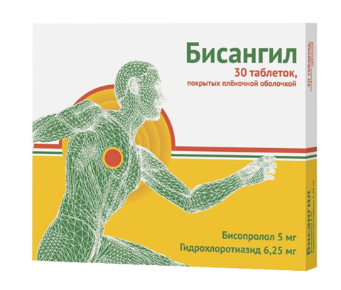 бисангил таб 5мг плюс 6,25мг n30 фото