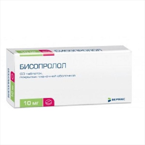 бисопролол-вертекс таб ппо 10мг n60 фото