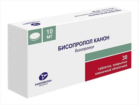 бисопролол-канон таб ппо 10мг n30 фото