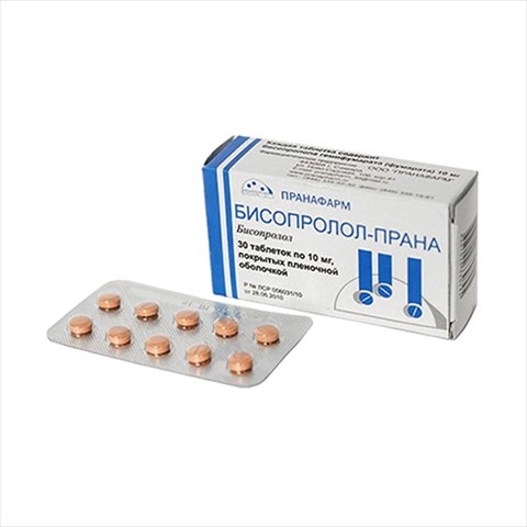 бисопролол-прана таб ппо 10мг n30 фото