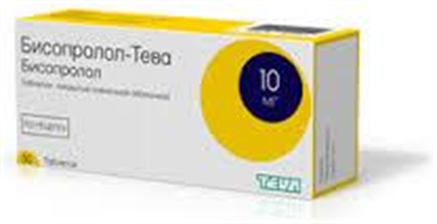 бисопролол-тева таб ппо 10мг n50 фото