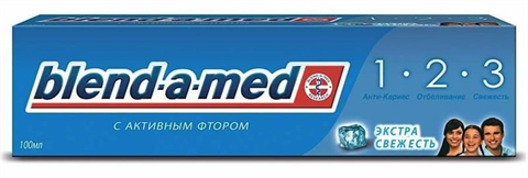 бленд-а-мед зубная паста антикариесная отбеливающая свежая мята 100 мл фото
