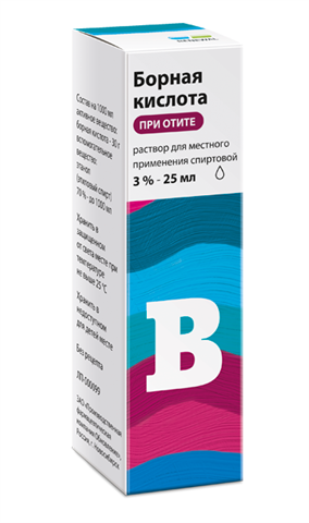 борная к-та renewall р-р для местн примен спирт 3% фл 25мл фото