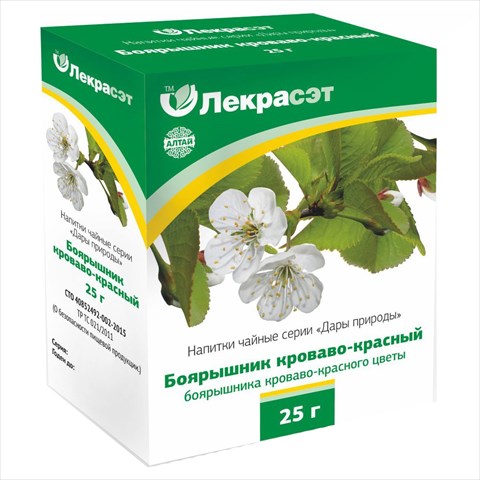 боярышник цветки пач 25г фото