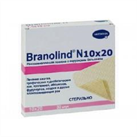 повязка мазевая бранолинд n 10смx20см №30 с перуанским бал-м фото