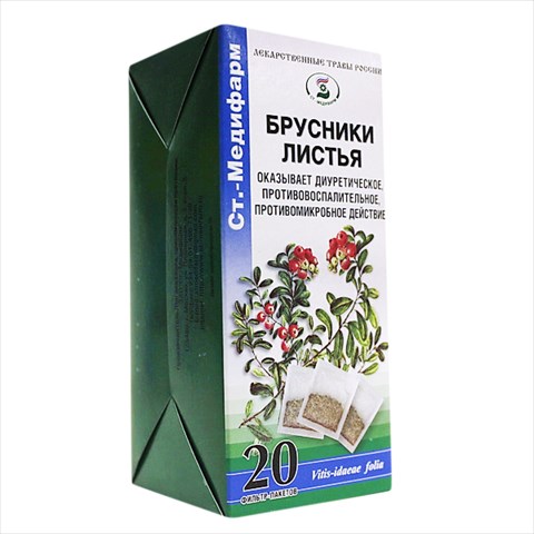брусника листья фильтр-пак 1,5г n20 фото