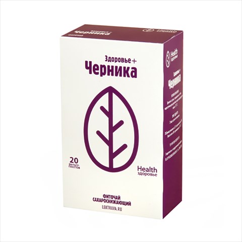 фиточай здоровье плюс черника 2,0 n20 ф/пак фото