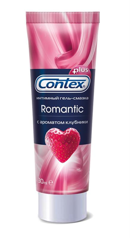 контекс романтик гель-смазка 30мл клубника фото