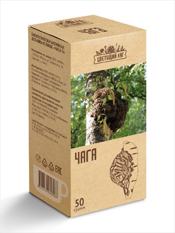 цветущий луг чага 50г фото