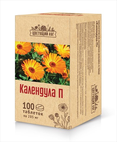 цветущий луг таб календула n100 фото