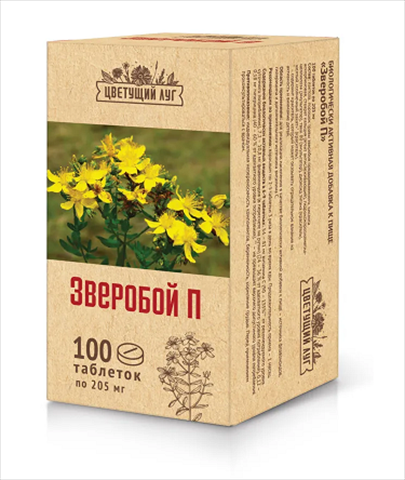 цветущий луг таб зверобой n100 фото